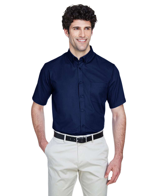 Men Dress Shirt Short Sleeve
