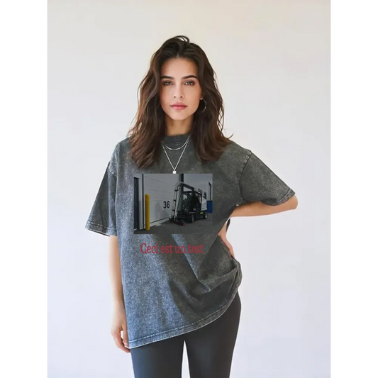 Unisex Acid Washed Oversized fit T-Shirt  Adult - Customer's Product with price 38.00 ID fnyNAUjjpLLASUIMtDwxfUfT